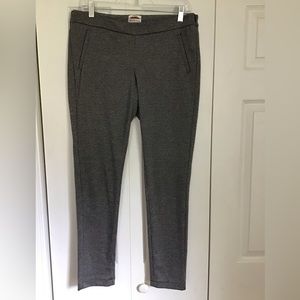Merona Sz 12 Grey Stretch Extensible Ponte Slacks Dress Pants